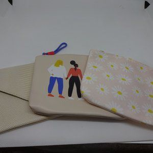 IPSY "Set of 3" Zippered Make-Up Bag (NEW)